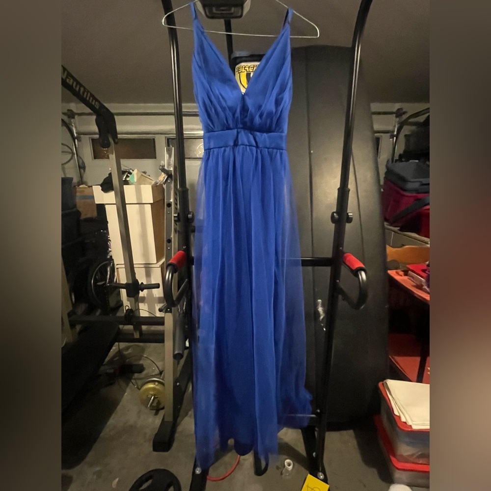 Le Chateau Royal Blue Maxi Dress